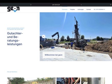 Neuer Internetauftritt für die geon Planungsgesellschaft