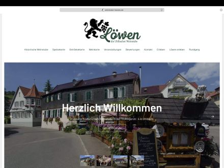 Website-Relaunch der Weinstube Löwen in Stuttgart-Uhlbach