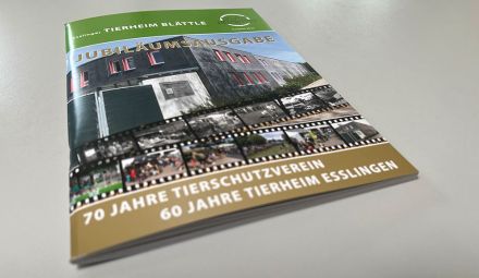 Jubiläumsausgabe: Aktuelles Tierheim Blättle für das Tierheim Esslingen
