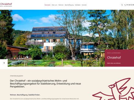 Chraiehof neu erlebbar: Schweizer Sozialprojekt mit neuer Webpräsenz
