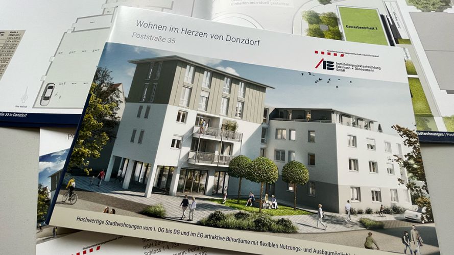 Verkaufsfördernd - Exposé für Wohnbauprojekt in Donzdorf