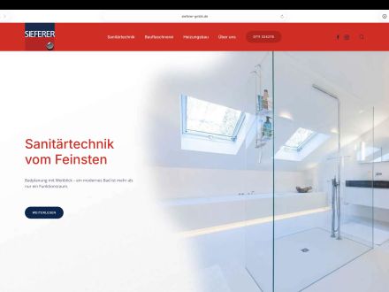 Redesign Internetauftritt der Sieferer GmbH … Moderne Technologien für besseres Ranking
