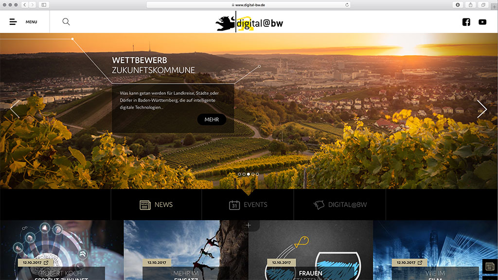 Wir können alles – auch digital: Logo für die Digitalisierungsstrategie des Landes Baden-Württemberg