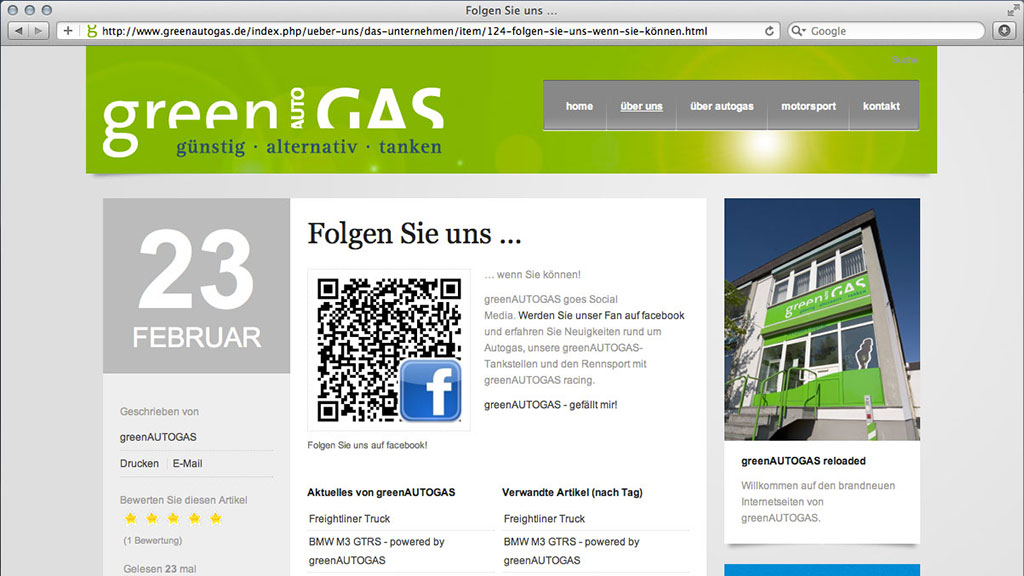 folgen Sie uns …