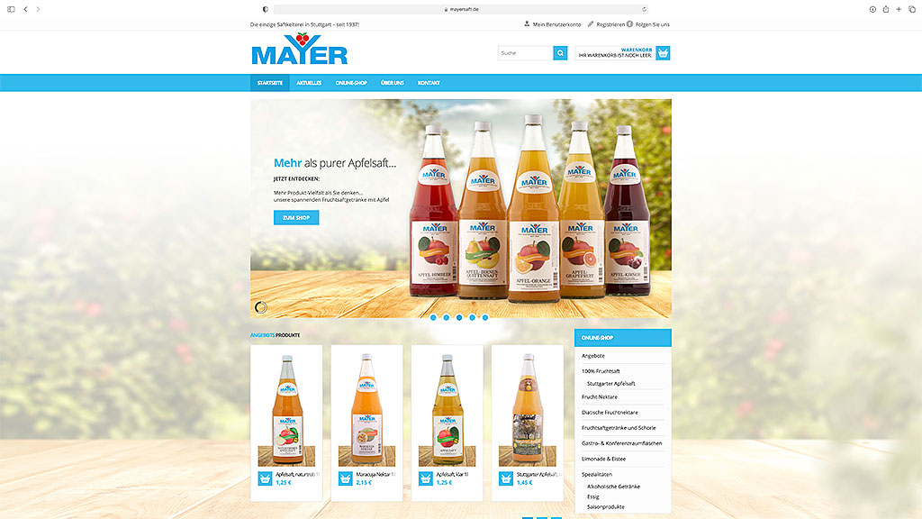 Frisch: Neuer Internet-Shop für das Collegium-Wirtemberg
