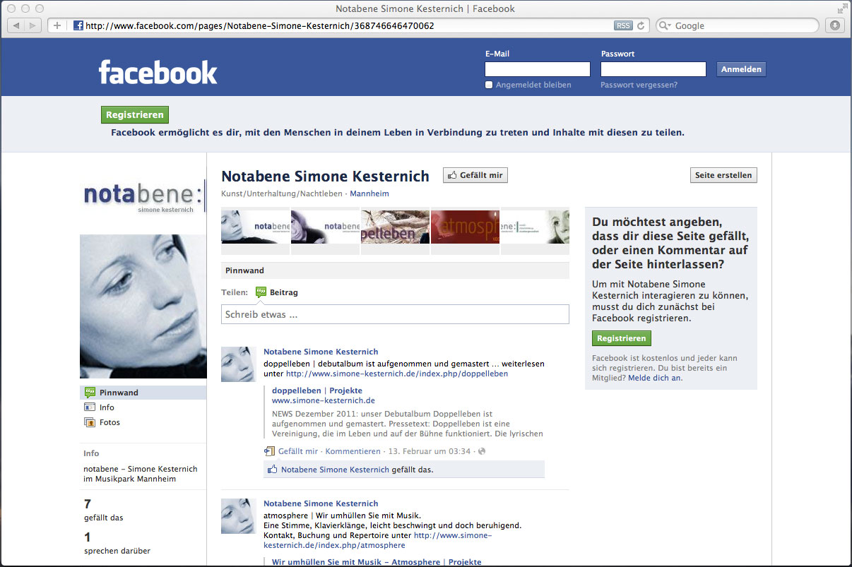 notable goes facebook