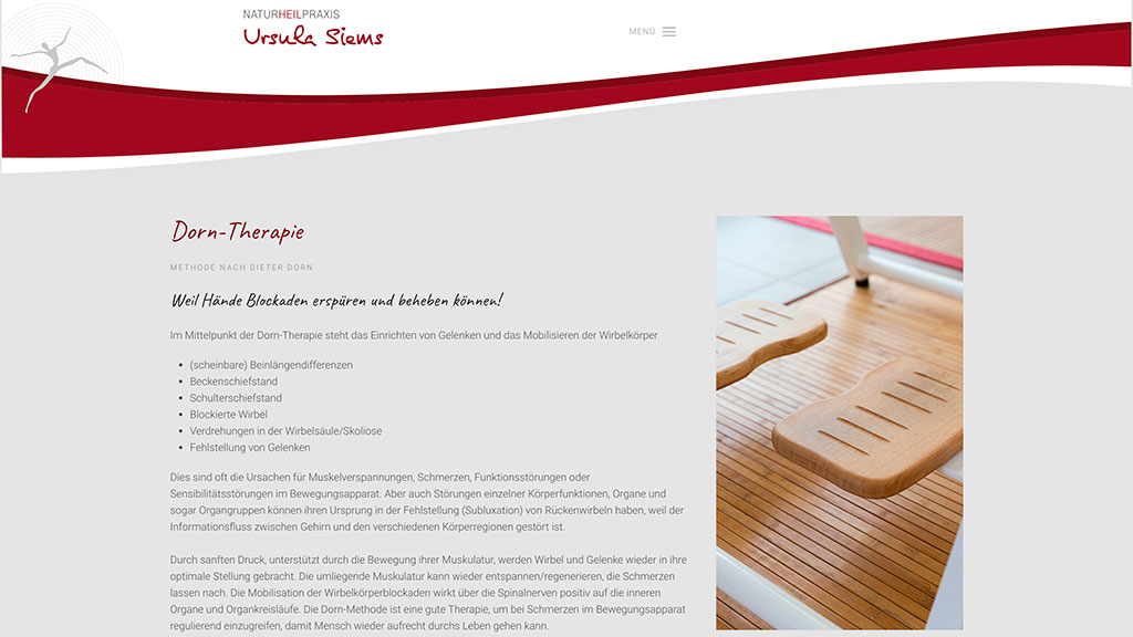 Neue Webseite Ursula Siems