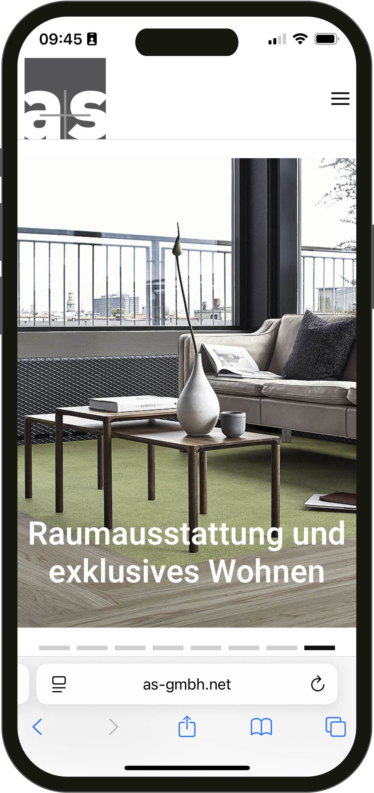 a+s Website Mobile